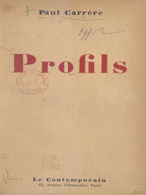 cover image of Profils
